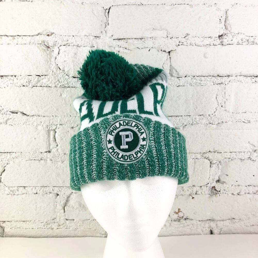 Philadelphia Knit Beanie with Pom Pom